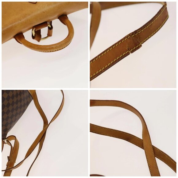 LOUIS VUITTON Damier Ebene Arlucan Backpack N99038 LV Auth BA3508 - Picture 15 of 16